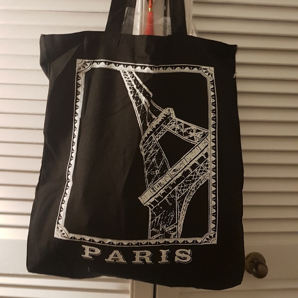 SOLD! SOLD!Paris Canvas tote. - Picture 3 of 3